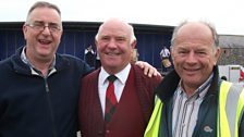 Liam Logan with Ernie Dunbar and Billy Carlisle at the Ballywalter Ulster Scots Festival