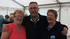 Liam with Irene Dempster and Sandra Henderson