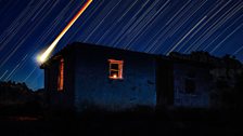 Blood Moon Star Trail