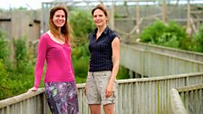 Helen with Dr Jo Setchell, an anthropologist from Durham University