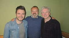 Shane Filan and Louis Walsh