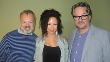 Natalie Gumede and Charlie Higson