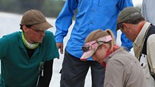 Matt inspects the anglers’ rafts