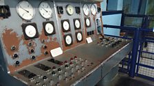 Operating controls in the pump house