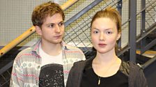 Stephen (Harry McEntire) with Cassandra (Holliday Grainger)