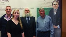 Liam; Shirin Murphy, Dr Martin Mathieu and Dr Stiofán Ó Direáin