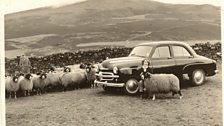 Alice as a young woman at the new farm near Hawes