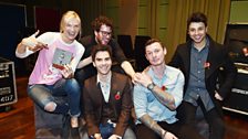 And relax. The Stereophonics wind-down after a rockin' session with Jo Whiley