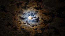 Moon Through Clouds