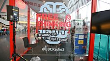 The Radio 3 pop-up studio