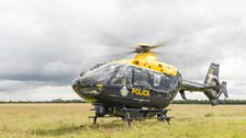 Police Eurocopter EC 135 T2 on Newcastle's Town Moor - Kaleel Zibe