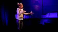 Sara Pascoe on stage