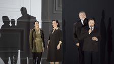 Adrianne Pieczonka (Leonore), Olga Bezsmertna (Marzelline), Rocco (Hans-Peter König) & Jacquino (Norbert Ernst)