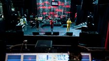 The Three Degrees in sound check