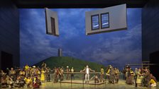 The Chorus of Paris National Opera in Chausson's Le roi Arthus at the Opéra Bastille in Paris