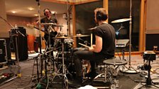 Arcane Roots in session at Maida Vale Studios