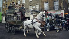 Filming on Baker Street