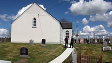 Leslie and Liam at Corglass Presbyterian Church