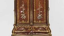 Writing Cabinet, probably by Michael Kimmel, Dresden, 1750-55.