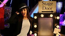 Janette: all set for the stage door!