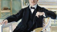 Antti Favén, Portrait of Sibelius, 1913, oil on canvas, 90,5 cm x 103 cm, August and Lydia Keirkner