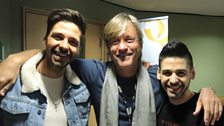 Ben Haenow poses with Richard Madeley