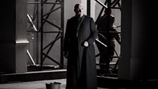 Andrew Shore as the friar Melitone in Verdi's Forza del Destino at the English National Opera