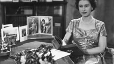 The Queen’s first televised message in 1957.