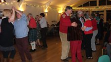 Dancing in Kinlochard Village Hall