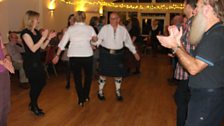 Dancing at Kinlochard Village Hall