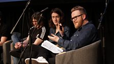 Huw Stephens and Blossoms at  Music On The Beat 2015