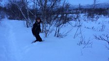 Helen  Mark in Abisko National Park