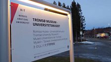 Outside Tromsø Museum