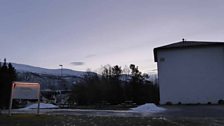 Outside the Tromsø Museum