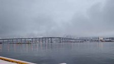 Looking across the water to the Arctic Cathedral