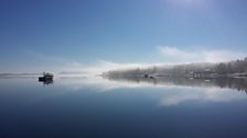 On the water in Maine