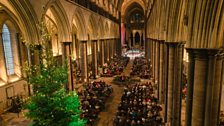 The Carol Service in Salisbury Cathedral