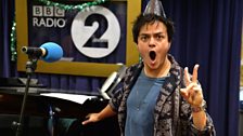 Jamie Cullum at the  Radio 2 studios