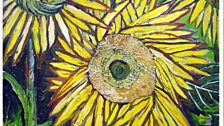 Sunflower - Pool-II by John Bratby (1959)