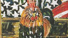 Fighting Cock – Confrontation by John Bratby (1966)