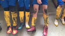 It was certainly a hard-fought win the Rocklands players, who defeated Swanton Morley 2-1 on a muddy pitch!