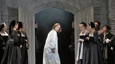 Sondra Radvanovsky as Anna Bolena in the Metropolitan Opera Production of Donizetti's opera of the same name