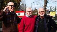 Geoffrey Whitehead (playing Martello), Derek Jacobi (playing Beauchamp), Ian McDiarmid (playing Donner).