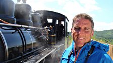 The Brecon Mountain Railway is a vintage steam locomotive