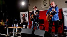 John Wilson, Chris Difford and Glenn Tilbrook in Studio 3 at Maida Vale