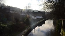 Mandy and Paul's home backs on to this canal in Todmorden