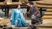 Turandot (Nina Stemme) & Calàf (Marco Berti) in Franco Zeffirelli's production of Turandot from the Metropolitan Opera