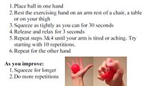 Hand or thumb exercise