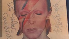 PHOP Stellas signed David Bowie poster