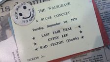 Trevor Teasdel has lots of early gig tickets, especially those hosted by Pete Waterman